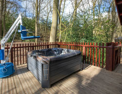 Forest Holidays Delamere Forest Cheshire wheelchair accessible holidays